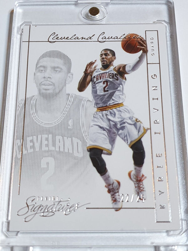 2013 Panini Signatures Kyrie Irving #38 SILVER Foil /25 Chase Veterans - Rare