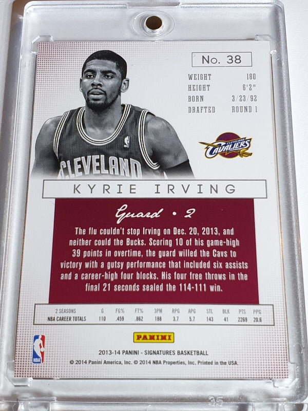 2013 Panini Signatures Kyrie Irving #38 SILVER Foil /25 Chase Veterans - Rare