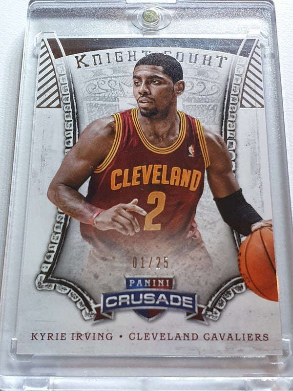 2013 Panini Crusade Kyrie Irving #4 SILVER Foil /25 Knight Court - Rare