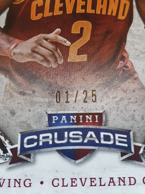 2013 Panini Crusade Kyrie Irving #4 SILVER Foil /25 Knight Court - Rare