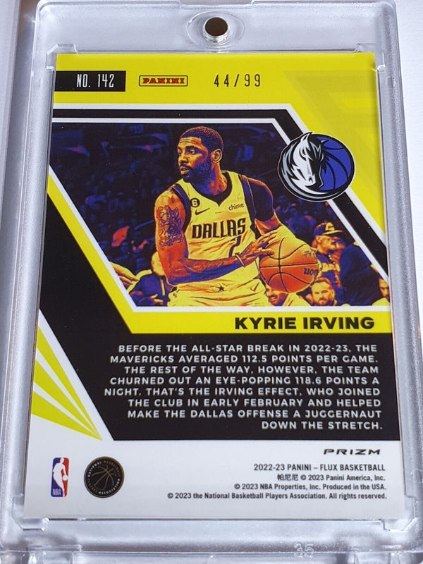 2022 Panini Flux Kyrie Irving #142 BLUE /99 Holo - Ready to Grade
