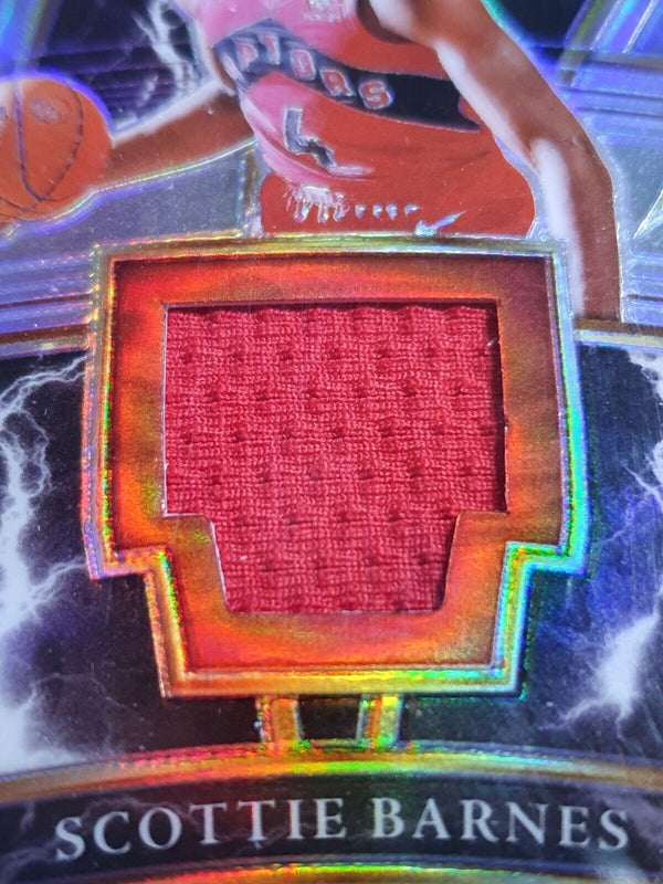 2021 Select Scottie Barnes Rookie #PATCH SILVER Holo Sparks Jersey - Rare