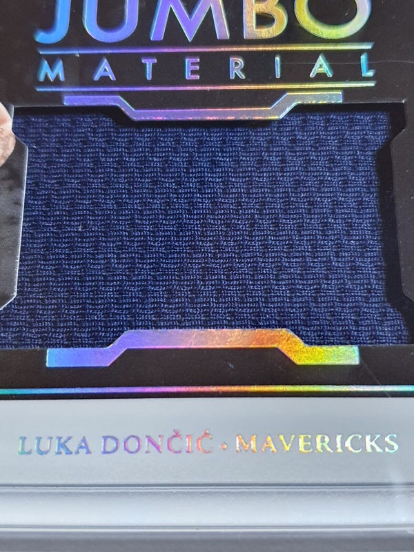 2022 Panini Noir Luka Doncic #PATCH /99 Game Worn Jumbo Jersey - Rare