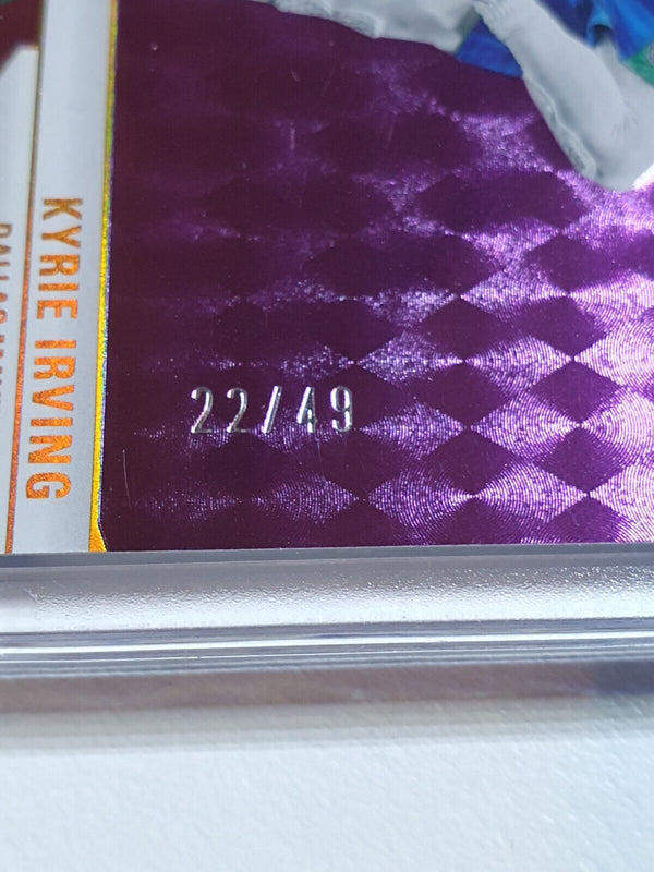2023 Panini Donruss Elite Kyrie Irving #171 PURPLE /49 Holo - Ready to Grade