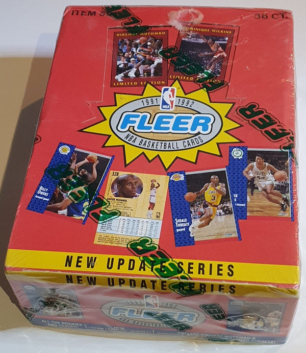 1991-92 Fleer NBA Basketball New Update Series 2 - Factory Sealed