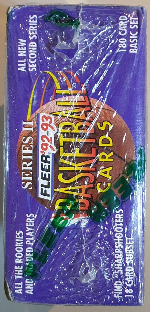 1992-93 Fleer NBA Basketball Series 2 Box - Factory Sealed