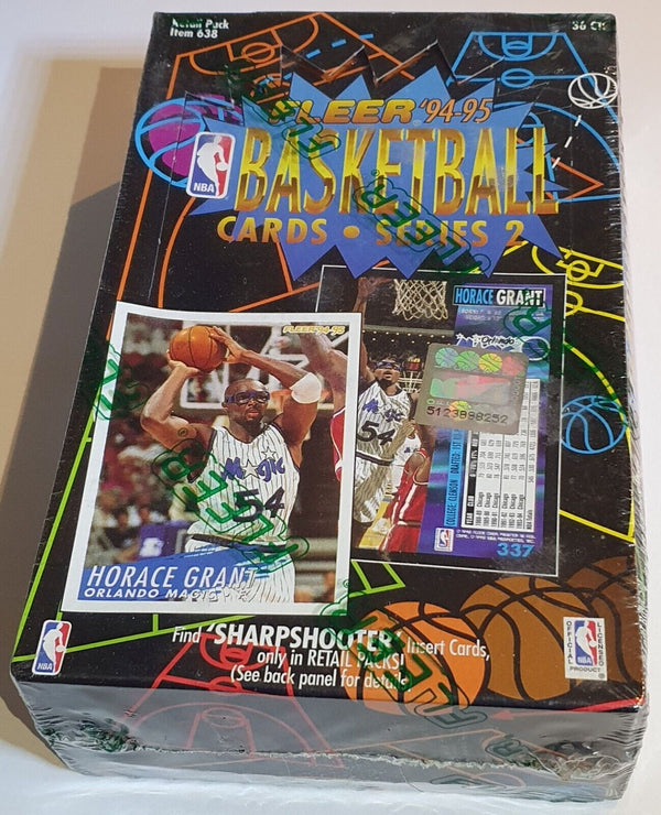 1994-95 Fleer NBA Basketball Retail Series 2 Box - Factory Sealed