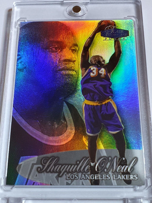 1998 Flair Showcase Shaquille O'Neal #7 ROW 3 - Ready to Grade