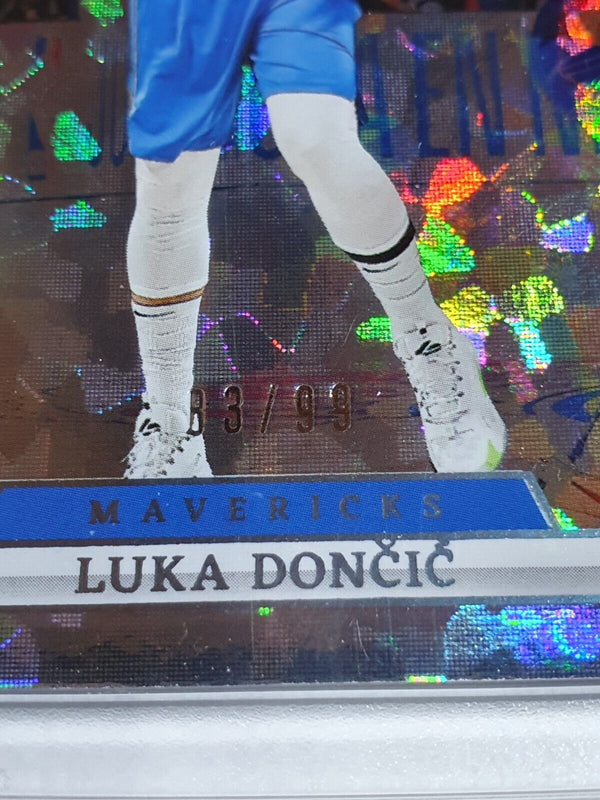 2023 Crown Royale Luka Doncic #82 BLUE CRYSTAL /99 Holo Die Cut - Ready to Grade