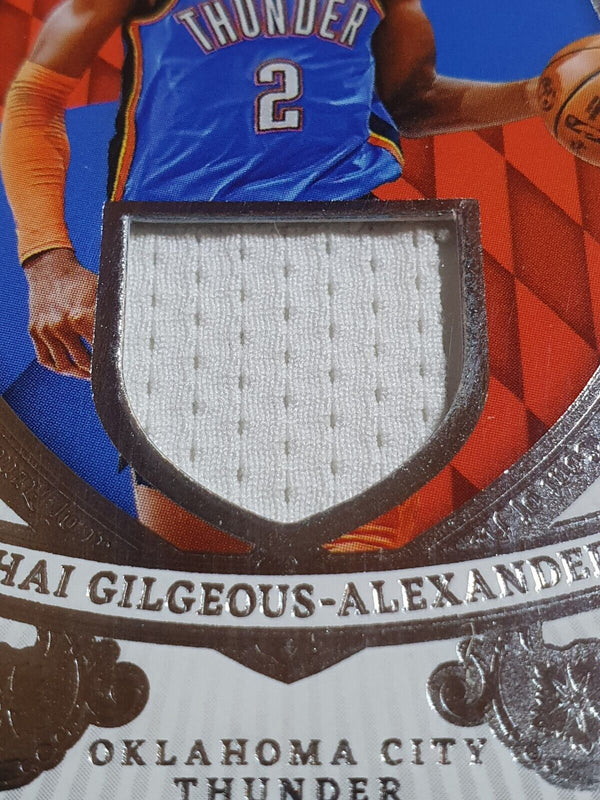 2023 Panini Crown Royale Shai Gilgeous-Alexander #PATCH Game Worn Jersey - Rare