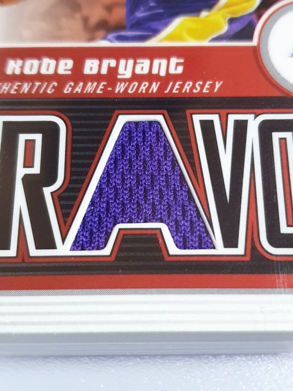 2005 Bowman Kobe Bryant #PATCH Game Worn Jersey - PSA 9 (POP 3)