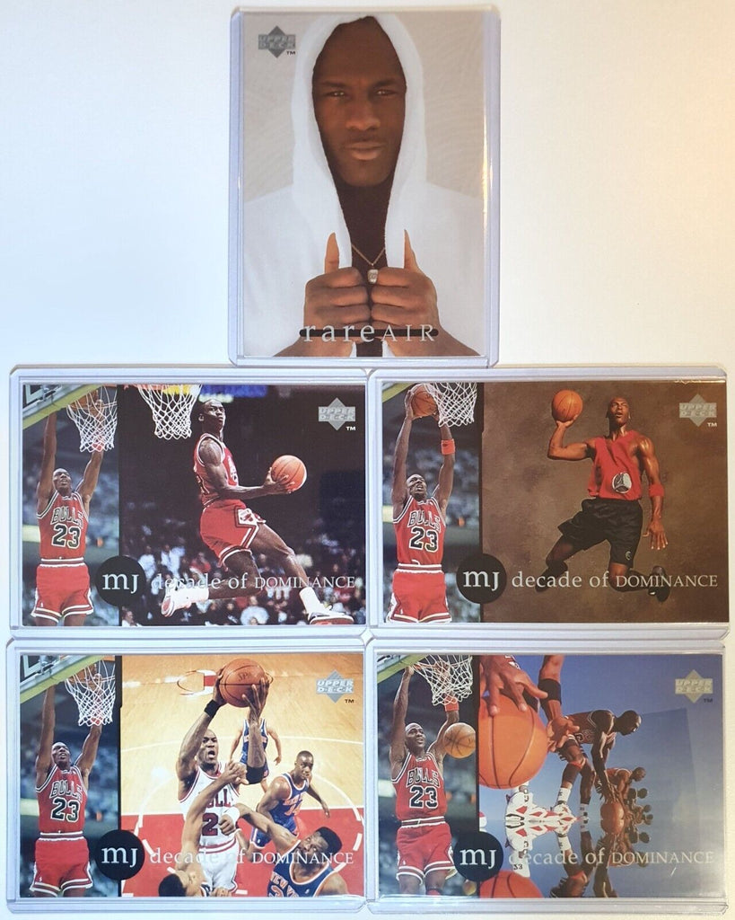1994 Upper Deck Rare Air Michael Jordan PROMO SET (Complete 5 Jumbo Ca Perfect Edges Cards 1994 Upper Deck Rare Air Michael Jordan PROMO SET (Complete 5 Jumbo Ca Perfect Edges Cards
