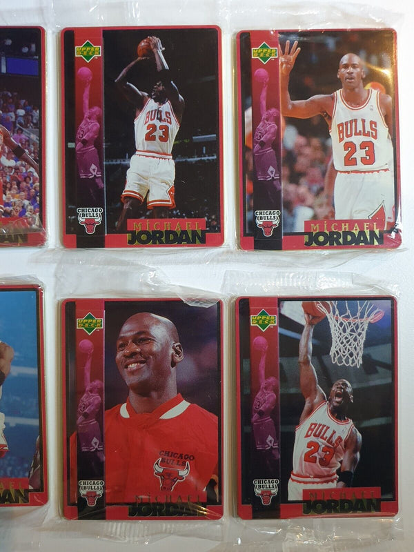 1996 Upper Deck Michael Jordan ALL METAL Card Set (6 Cards) - Cards Sealed