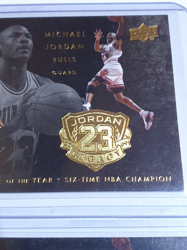 Lot of 2 x 2009 Upper Deck Michael Jordan Legacy GOLD & SILVER Editions - Rare