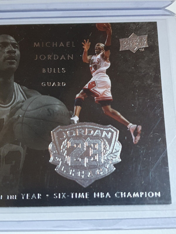Lot of 2 x 2009 Upper Deck Michael Jordan Legacy GOLD & SILVER Editions - Rare