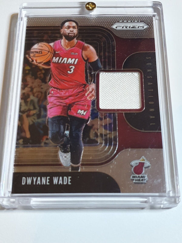 2019 Panini Prizm Dwyane Wade #PATCH Sensational Swatches - Ready for Grading