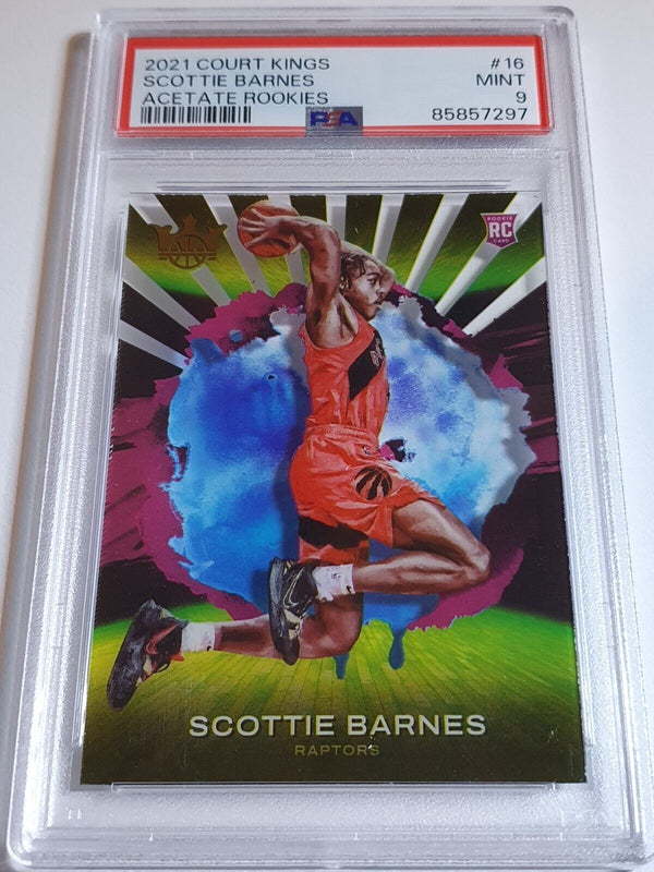 2020 Panini Court Kings Scottie Barnes Rookie #16 ACETATE RC - PSA 9 (POP 9)