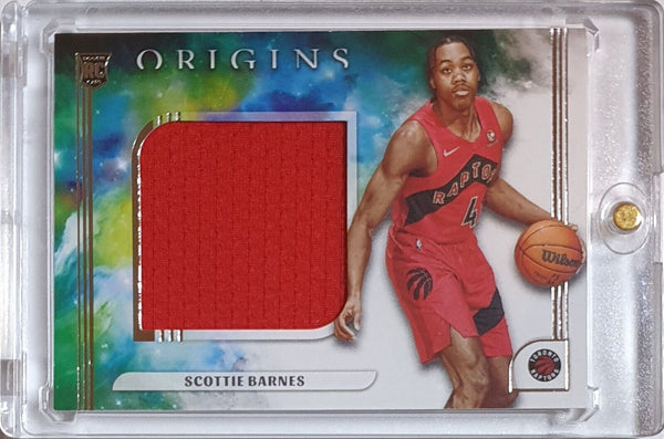 2021 Origins Scottie Barnes Rookie #PATCH Jumbo Jersey RC - Rare