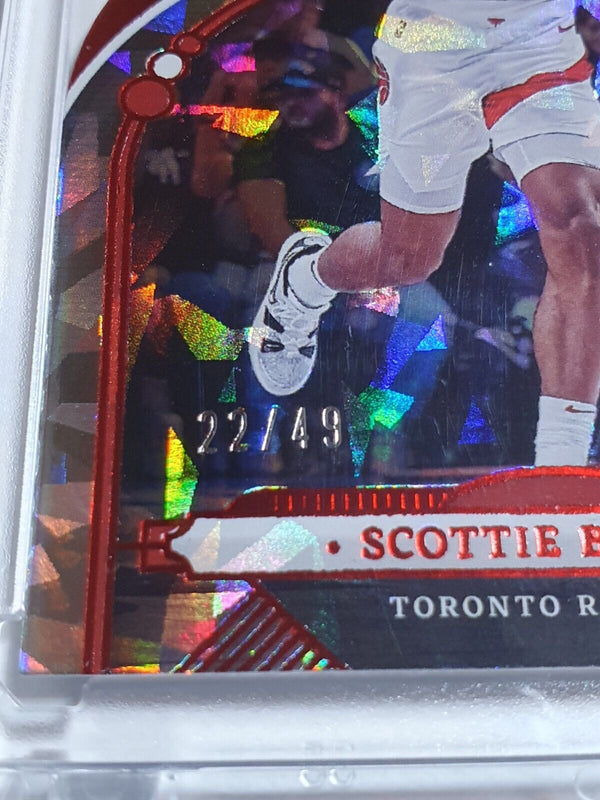 2022 Panini Crown Royale Scottie Barnes #83 RED CRYSTAL /49 Die Cut - Rare