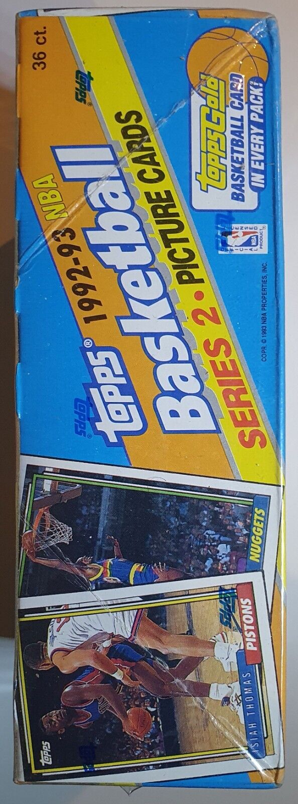 1992-93 Topps NBA Basketball Cards Series 2 Box - Factory Sealed