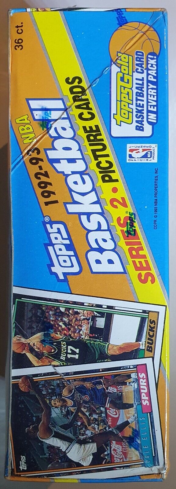 1992-93 Topps NBA Basketball Cards Series 2 Box - Factory Sealed