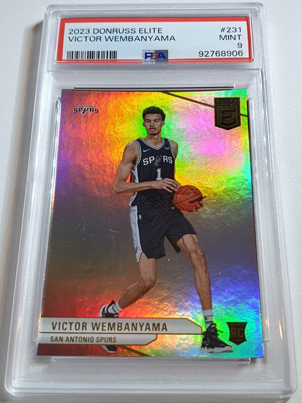 2023 Panini Donruss Elite Victor Wembanyama Rookie #231 RC - PSA 9 (Low POP)