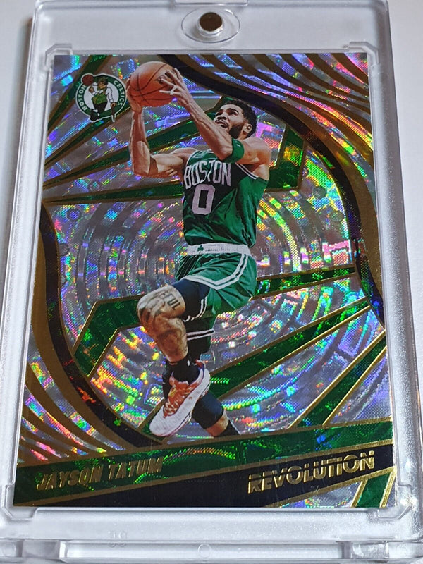 2021 Panini Revolution Jayson Tatum #68 FRACTAL Prizm - Ready to Grade
