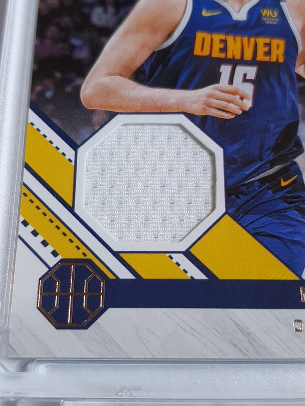 2020 Panini Donruss Nikola Jokic #PATCH Game Worn Jersey Swatch - Rare