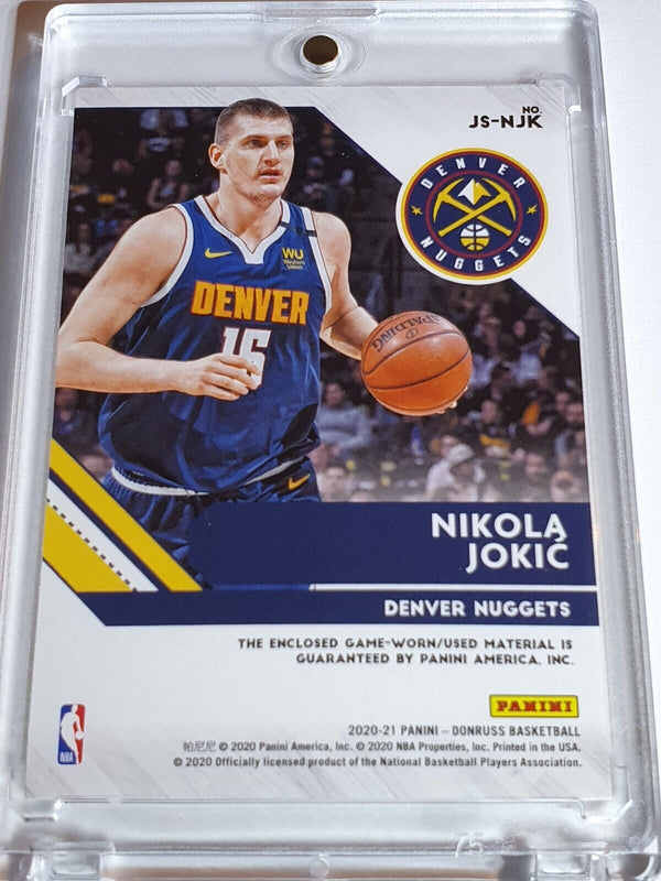 2020 Panini Donruss Nikola Jokic #PATCH Game Worn Jersey Swatch - Rare