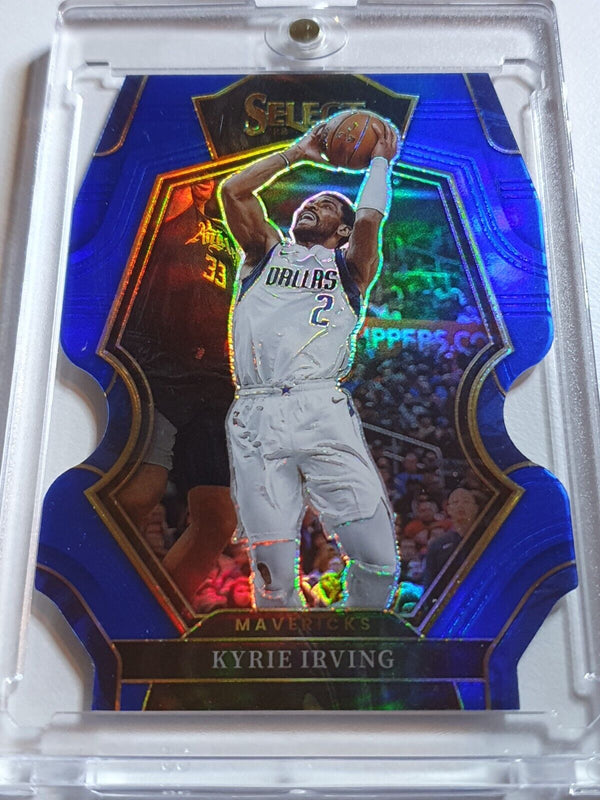 2022 Panini Select Kyrie Irving #130 BLUE /249 Holo Die Cut Premier Level - Rare