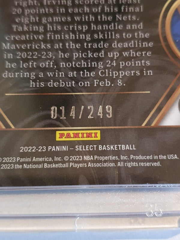 2022 Panini Select Kyrie Irving #130 BLUE /249 Holo Die Cut Premier Level - Rare