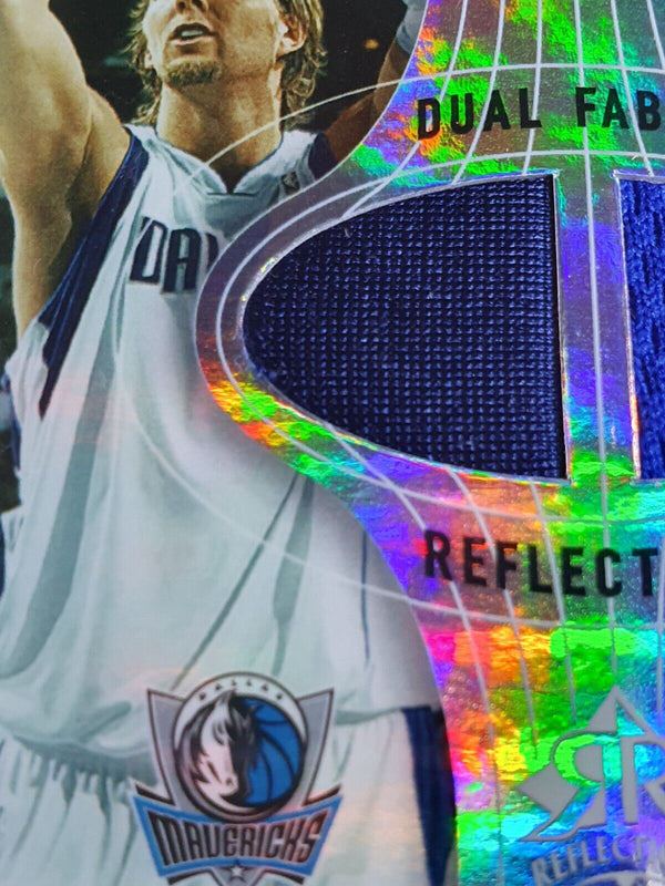 2006 Reflections Dirk Nowitzki Rasheed Wallace #PATCH Dual Game Jerseys - Rare