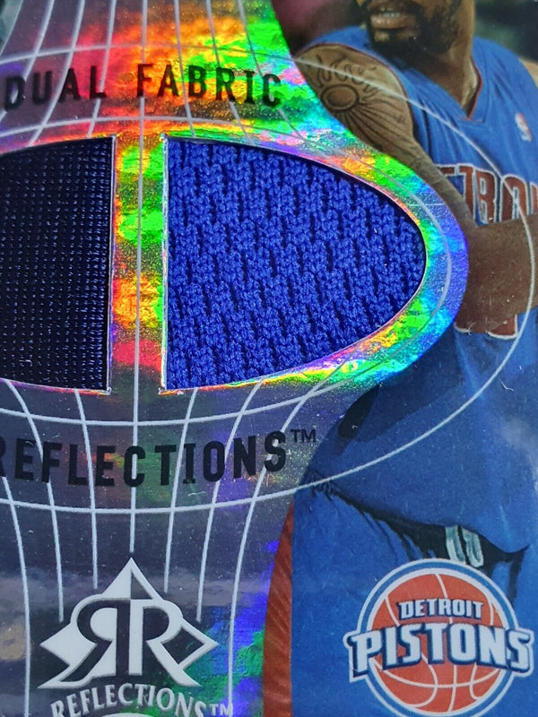 2006 Reflections Dirk Nowitzki Rasheed Wallace #PATCH Dual Game Jerseys - Rare
