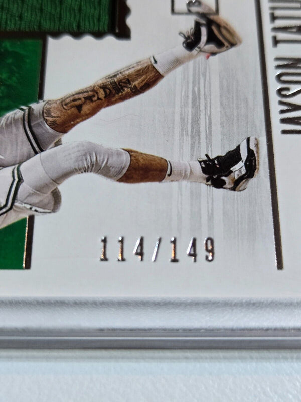 2019 Panini Encased Jayson Tatum #PATCH SILVER /149 Game Worn Jersey - Rare