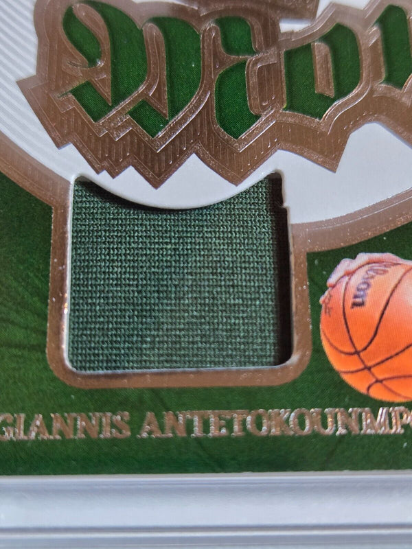 2023 Crown Royale Giannis Antetokounmpo #PATCH Game Worn Jersey Monarch - Rare