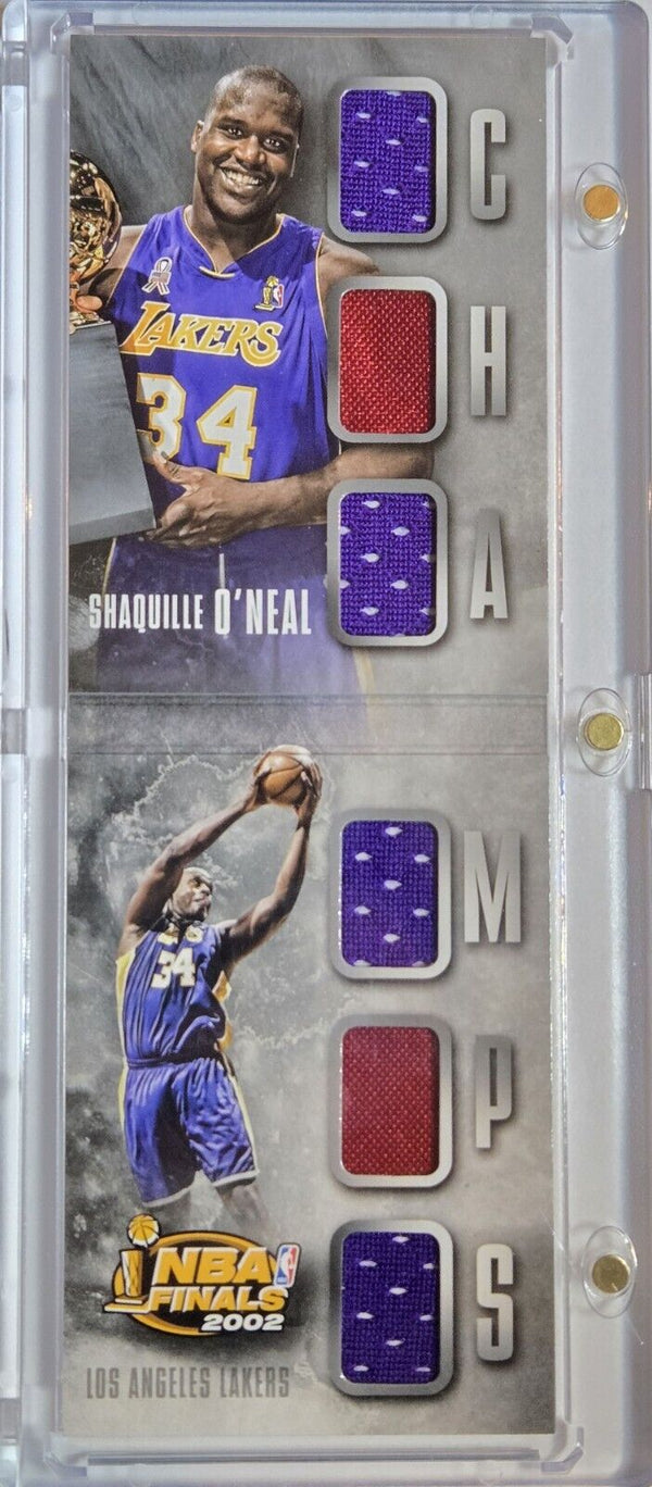 2014 Preferred Shaquille O'Neal #PATCH Finals Booklet /99 Game Worn Six Jerseys