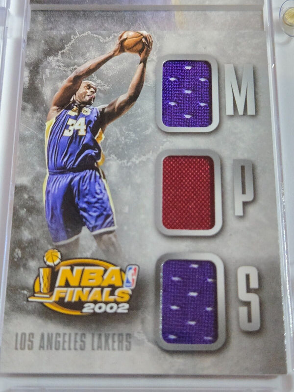 2014 Preferred Shaquille O'Neal #PATCH Finals Booklet /99 Game Worn Six Jerseys