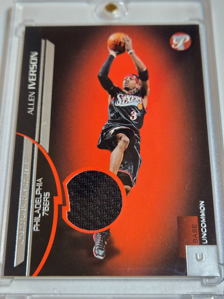 2005 Topps Pristine Allen Iverson #PATCH /500 Game Worn Jersey 