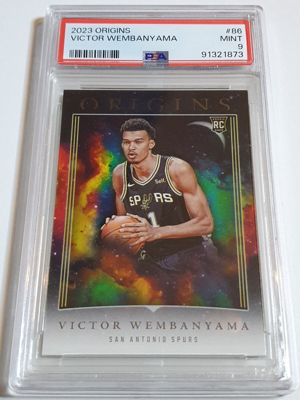 2023 Panini Origins Victor Wembanyama Rookie #86 RC - PSA 9 (Low POP)