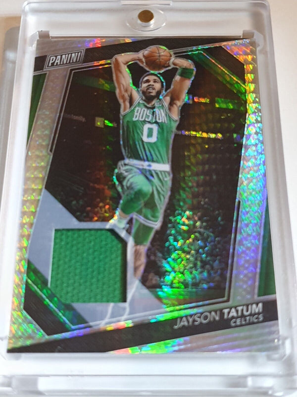 2023 Panini The National Jayson Tatum HYPER SILVER 11/11 Game Worn Jersey - Rare