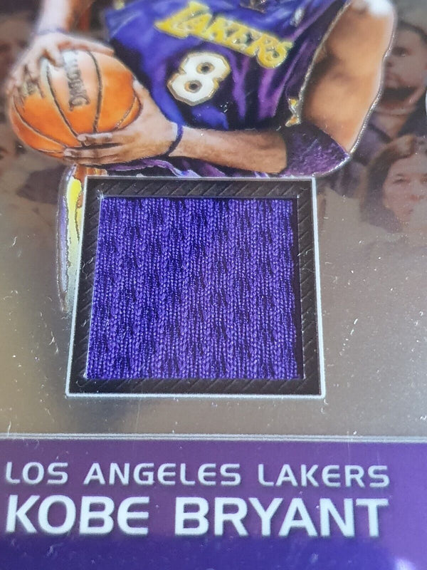 2017 Panini Prizm Kobe Bryant #PATCH Game Worn Jersey - PSA 9 (LOW POP)