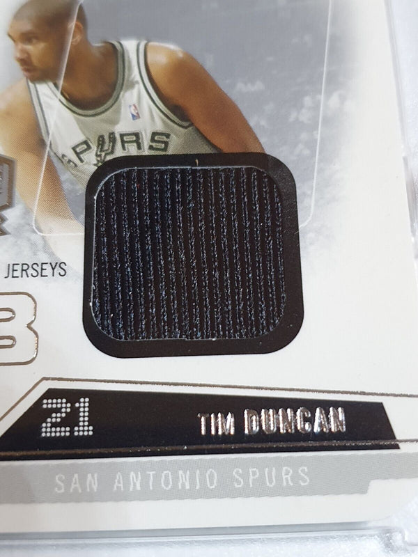 2004 Skybox Fresh Ink Kevin Garnett Tim Duncan #PATCH /199 Dual Game Jerseys
