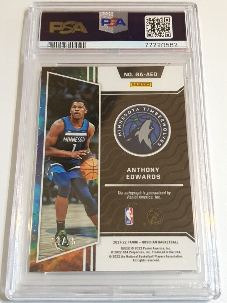 Anthony Edwards Auto Photo Panini 写真 NBA（RJA ANTHONY