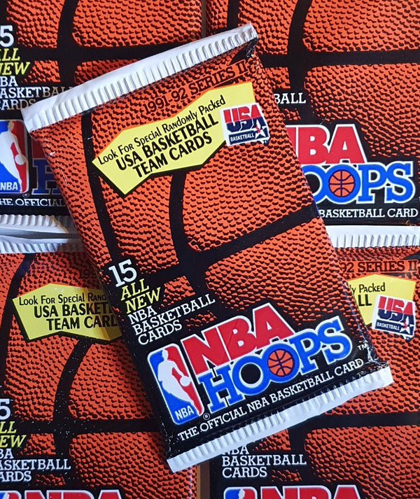 1991-92 NBA Hoops Series 2 Sealed Pack - Factory Sealed Packs