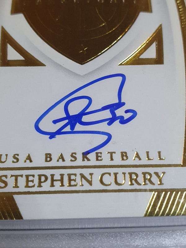 2021 Flawless Stephen Curry AUTO GOLD /10 USA Autograph - PSA 10 (POP 1)