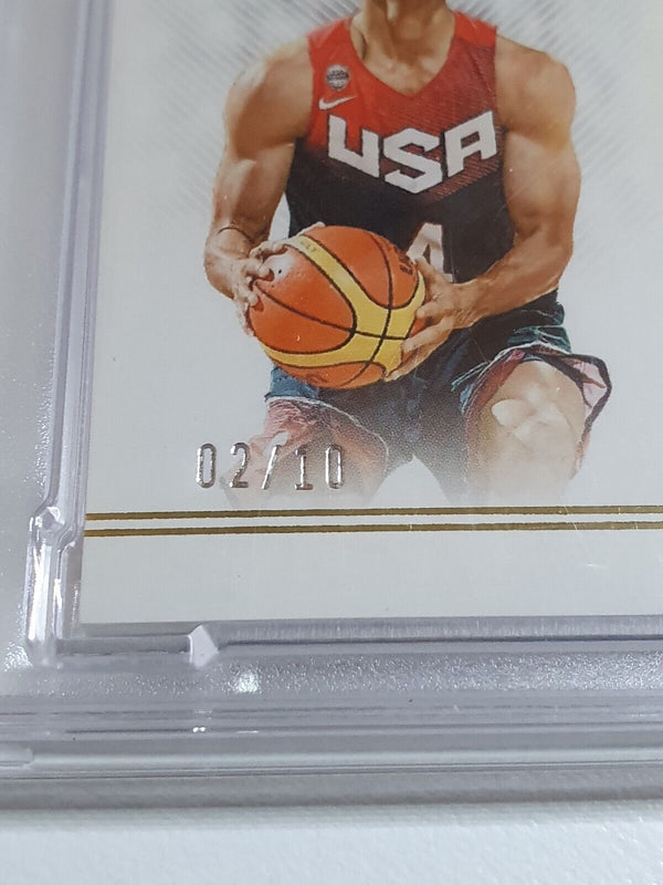 2021 Flawless Stephen Curry AUTO GOLD /10 USA Autograph - PSA 10 (POP 1)