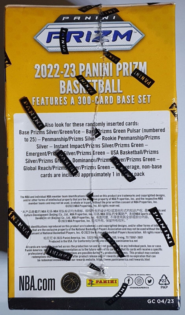 2022-23 Panini Prizm Basketball Blaster Box - Banchero or Chet RC Cards?