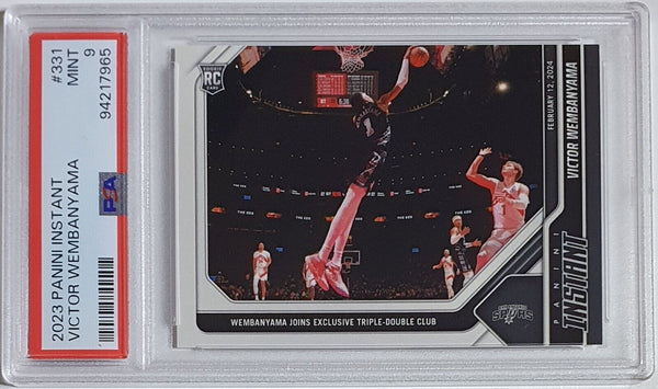 2023 Panini Instant Victor Wembanyama Rookie #331 /5172 RC - PSA 9 (Low POP)