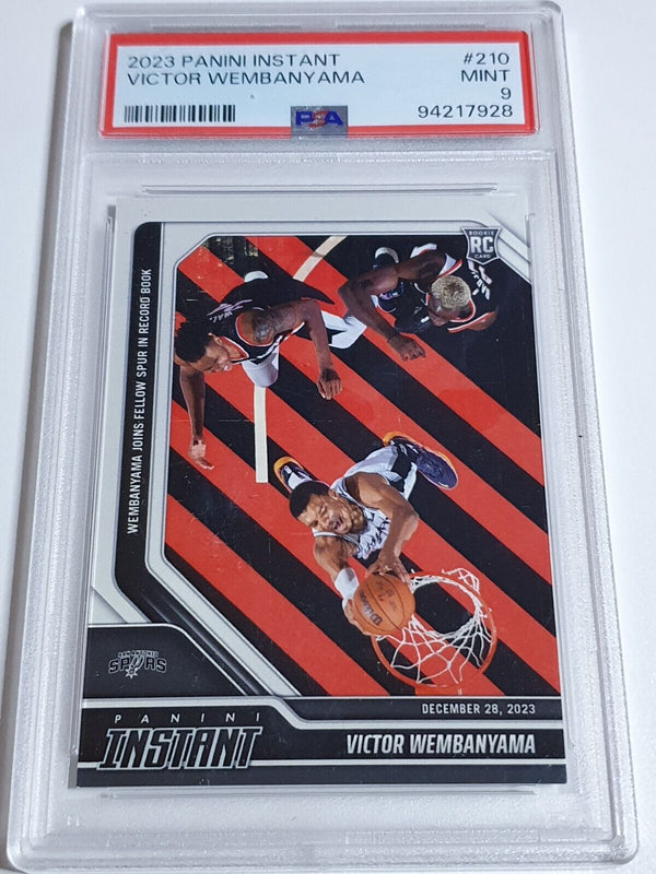 2023 Panini Instant Victor Wembanyama Rookie #210 /3127 RC - PSA 9 (Low POP)