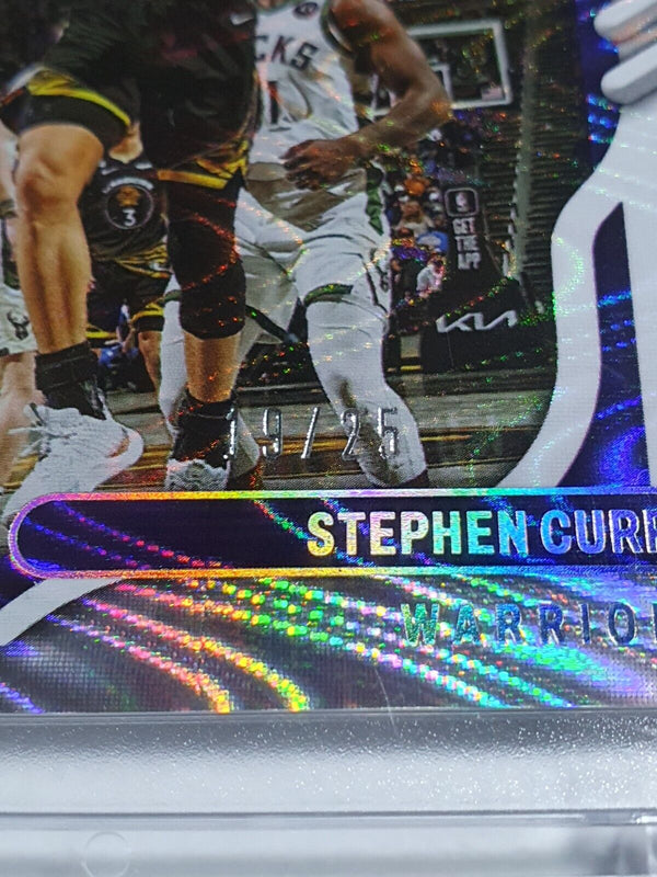 2022 Chronicles Stephen Curry #120 SWIRL /25 Holo Absolute Memorabilia - Rare